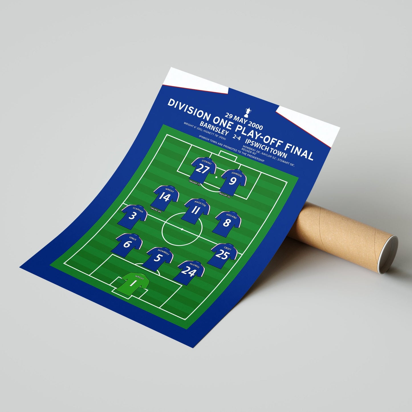 Barnsley 2-4 Ipswich Town – Division One Play-Off Final 1999-00