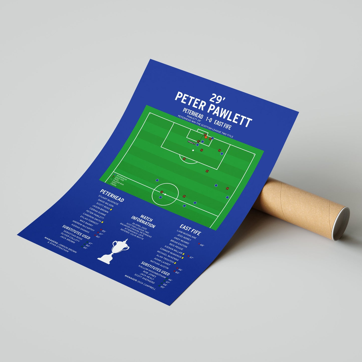 Peter Pawlett Goal – Peterhead vs East Fife – Scottish League Two 2025