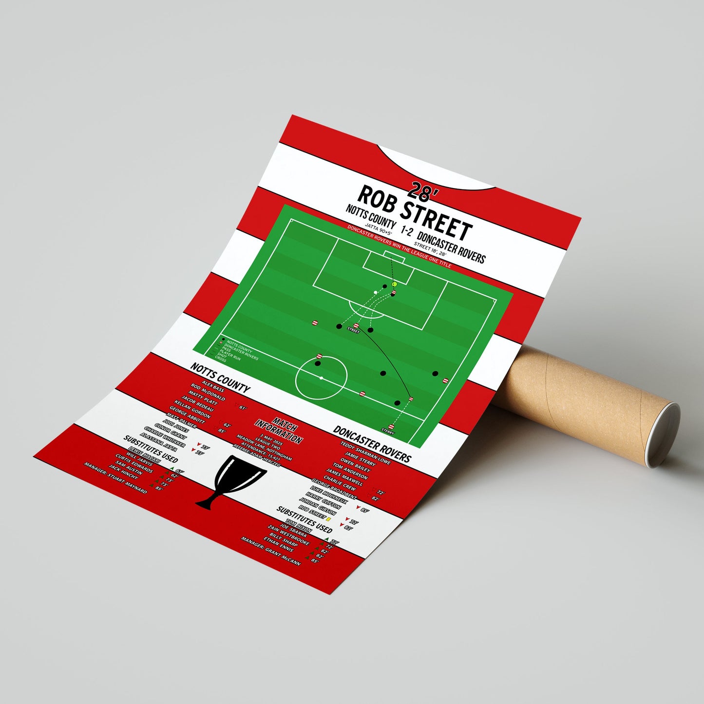 Rob Street Goal – Notts County vs Doncaster Rovers – League Two 2025
