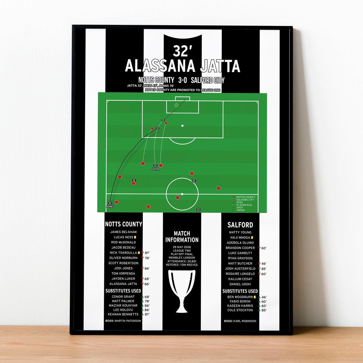 Alassana Jatta Goal – Notts County vs Salford City – League Two Play-Off Final 2026