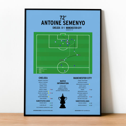 Antoine Semenyo Goal – Chelsea vs Manchester City – FA Cup Final 2026