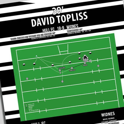 David Topliss Try – Hull FC vs Widnes – Challenge Cup Final Replay 1982