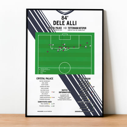 Dele Alli Goal – Crystal Palace vs Tottenham Hotspur – Premier League 2016