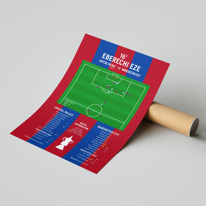 Eberechi Eze Goal – Crystal Palace vs Manchester City – FA Cup 2025