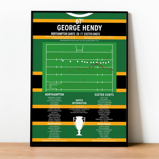 George Hendy Second Try – Northampton Saints vs Exeter Chiefs – Gallagher Prem Final 2026