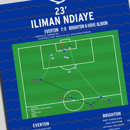 Iliman Ndiaye Goal – Everton vs Brighton – Premier League 2025