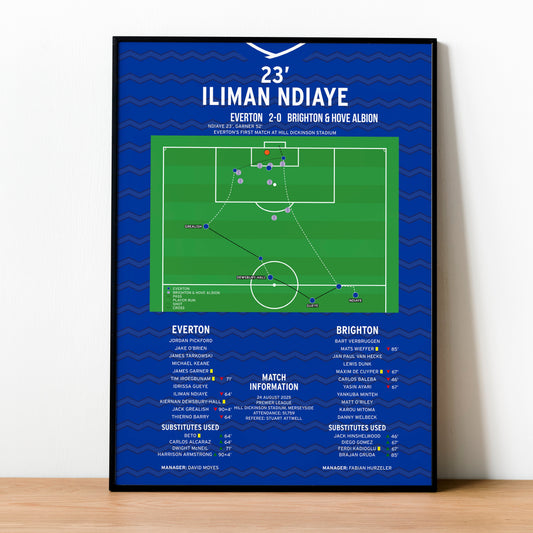 Iliman Ndiaye Goal – Everton vs Brighton – Premier League 2025