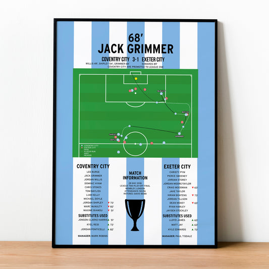 Jack Grimmer Goal – Coventry City vs Exeter City – League Two Play-Off Final 2018