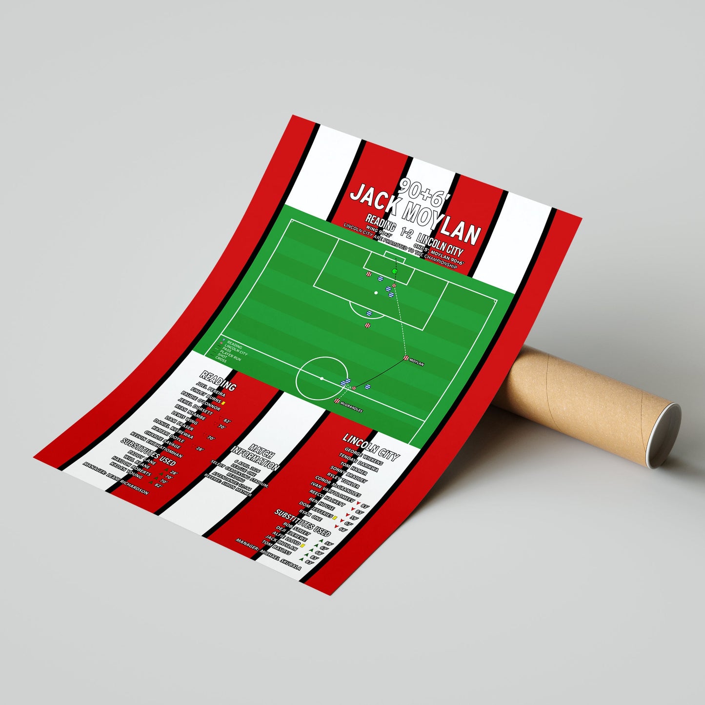 Jack Moylan Goal - Reading vs Lincoln City - League One 2026