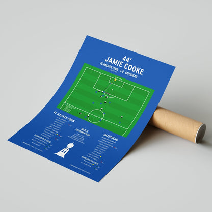 Jamie Cooke Goal – FC Halifax vs Gateshead – FA Trophy 2023