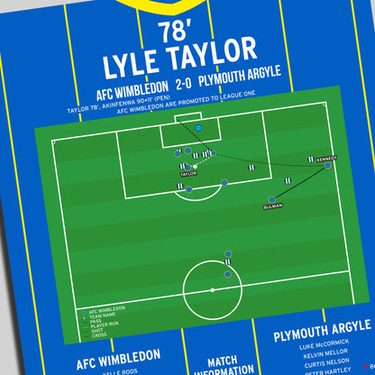 Lyle Taylor Goal – AFC Wimbledon vs Plymouth Argyle – League Two Play-Off Final 2016