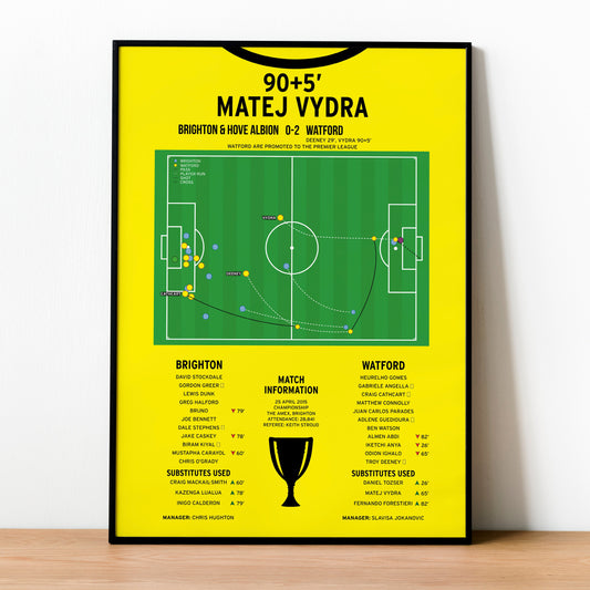 Matej Vydra Goal – Brighton vs Watford – Championship 2015