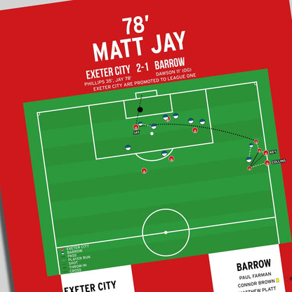 Matt Jay Goal – Exeter City vs Barrow – League Two 2022
