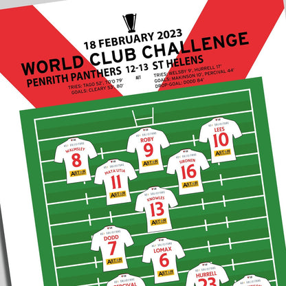 Penrith Panthers 12-13 St Helens - World Club Challenge 2023