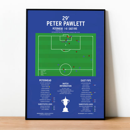 Peter Pawlett Goal – Peterhead vs East Fife – Scottish League Two 2025