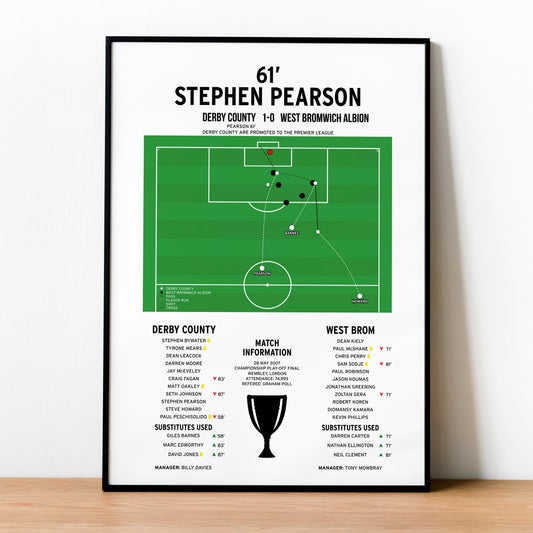 Stephen Pearson Goal - Derby County vs West Bromwich Albion - Championship Play-Off Final 2007