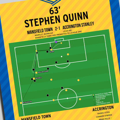Stephen Quinn Goal - Mansfield Town vs Accrington - League Two 2024