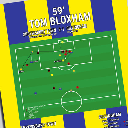 Tom Bloxham Goal - Shrewsbury Town vs Gillingham - League One 2021