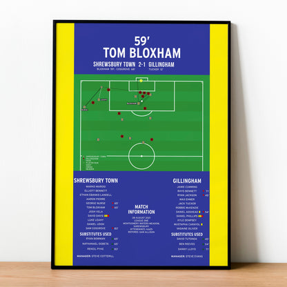 Tom Bloxham Goal - Shrewsbury Town vs Gillingham - League One 2021